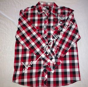 MECCA Plaid Shirt with Patches *NEW*
